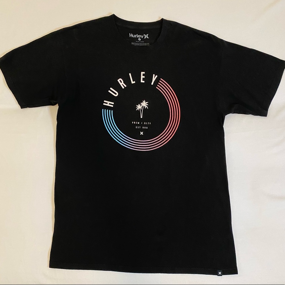 Hurley Black T-Shirt   Size-L